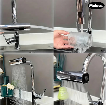 Modern 3-in-1 360 Rotating Kitchen Faucet